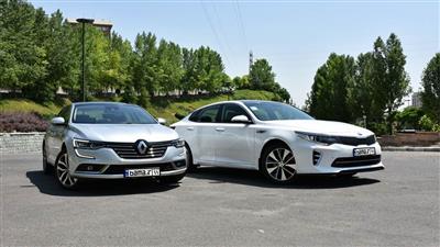 مقایسه طراحی کیا اپتیما و رنو تلیسمان